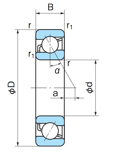 Подшипник 4-36104 Е (20x42x12) ООО ИмпортПромПодшипник