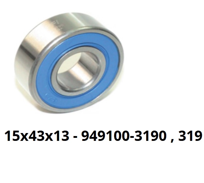 Подшипник генератора 319 (15x43x13)  FBJ ООО ИмпортПромПодшипник