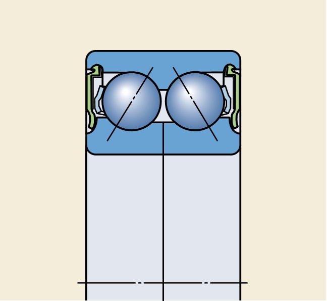 Подшипник JWB-3049 (40BWD15) (40x74x36) FBJ ООО ИмпортПромПодшипник