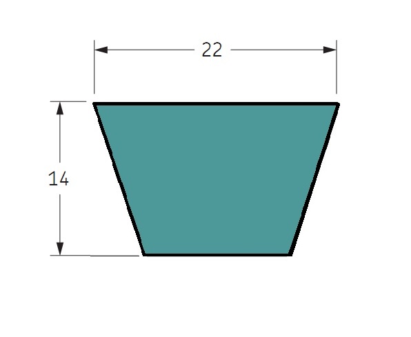 Ремень клиновой C 105, Li=2670mm Ld=2729mm Contitech