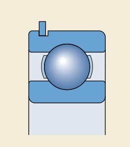 Подшипник 6307 NR (50307) (35x80x21) FBJ ООО ИмпортПромПодшипник