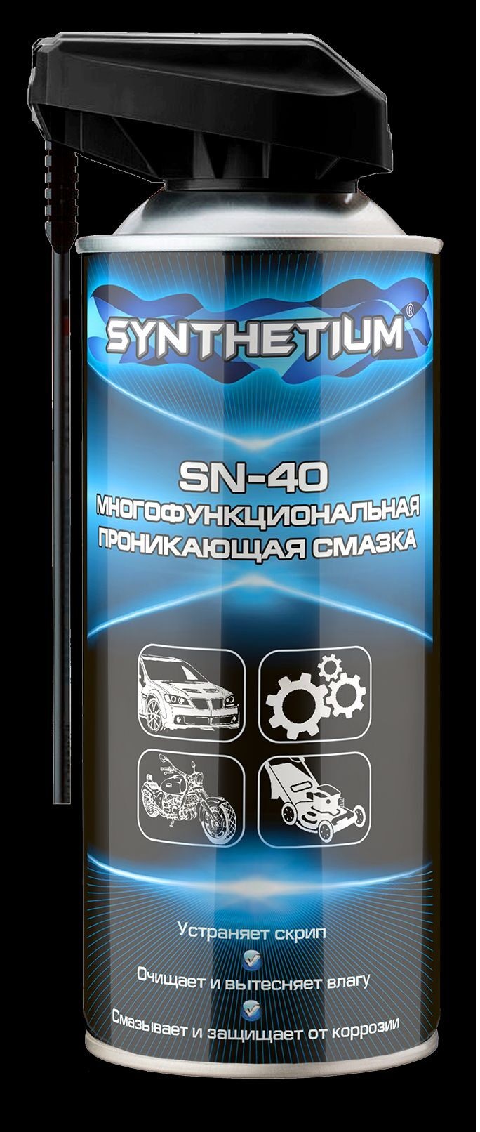 Смазка многоф.проник. SN-40 аэрозоль 520мл. 121224h Synthetium