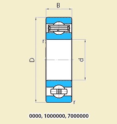 Подшипник 6019 M (119Б) (95x145x24) ООО Импортпромподшипник