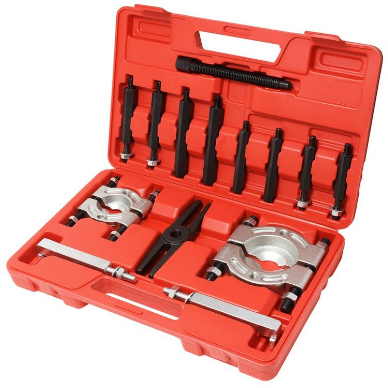 Набор съем-в комбинтр 14пр(сегм-го типа: 30-50, 50-75мм;2х лапый: 120мм), в кейсе F-66611 Forsage ООО Импортпромподшипник