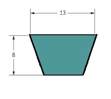 Ремень клиновой A 26 (Li=650mm Ld=680mm) Optibelt