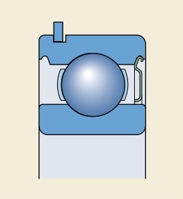 Подшипник 6308 ZNR(50308)(40x90x23) FBJ ООО Импортпромподшипник