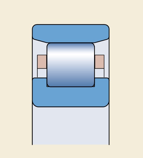 Подшипник N 309E (2309 KM) (45x100x25) ООО ИмпортПромПодшипник