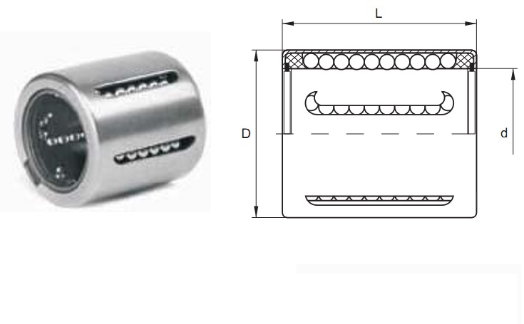 Подшипник KH 1428 PP (LBBR 14-2LS)(14x21x28) MTM ООО Импортпромподшипник