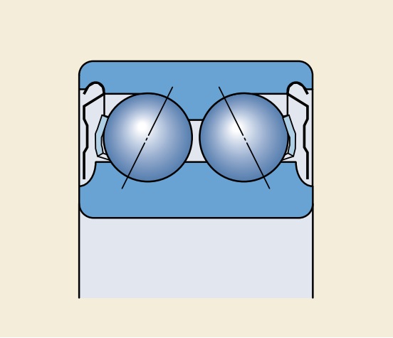 Подшипник 5204SCZZ/5K  (20x47x20,6) NTN ООО ИмпортПромПодшипник