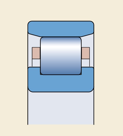 Подшипник N 309E (2309 KM) (45x100x25) ООО Импортпромподшипник