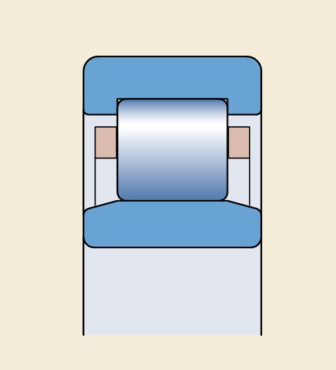 Подшипник NU 207 ET2X (35x72x17) NTN ООО ИмпортПромПодшипник