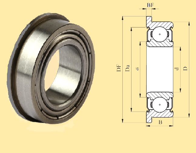 Подшипник 686 F ZZ SS(DDLF1360ZZ) (6x13x5) NMB ООО ИмпортПромПодшипник