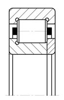 Подшипник NUP 209 C3 U (45x85x19) NTN ООО Импортпромподшипник