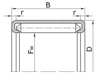 Подшипник 943/50 (50x60x38) ООО ИмпортПромПодшипник