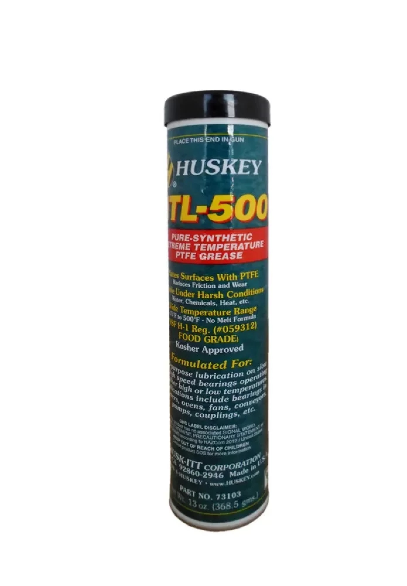 Смазка пищевая HUSKEY HTL-500 PTFE, NLGI 2, синт, с тефлоном, 369гр