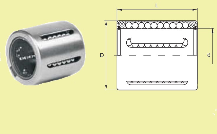 Подшипник KH 1630 PP (LBBR 16-2LS) (16x24x30) INA ООО ИмпортПромПодшипник