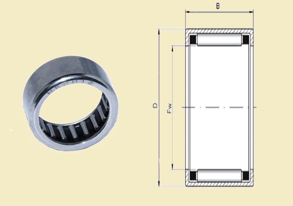Подшипник HK 3518-RS (35x42x18) SKF ООО ИмпортПромПодшипник