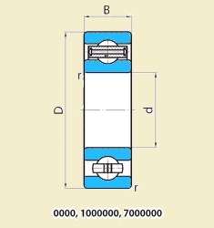 Подшипник 6019 M (119Б) (95x145x24) ИмпортПромПодшипник