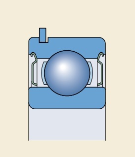 Подшипник 6005 ZZNR (25x47x12) FBJ