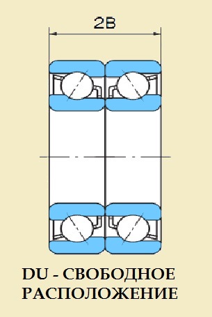 Подшипник 7206 CYDU/GL P4 (универс.дуплексир.) NACHI ООО ИмпортПромПодшипник