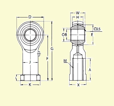 Подшипник PHS 20 FBJ ООО Импортпромподшипник