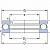 Подшипник 51105 (8105) (25x42x11) FBJ