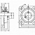 Подшипник UCF 210 (узел в сборе) FBJ    